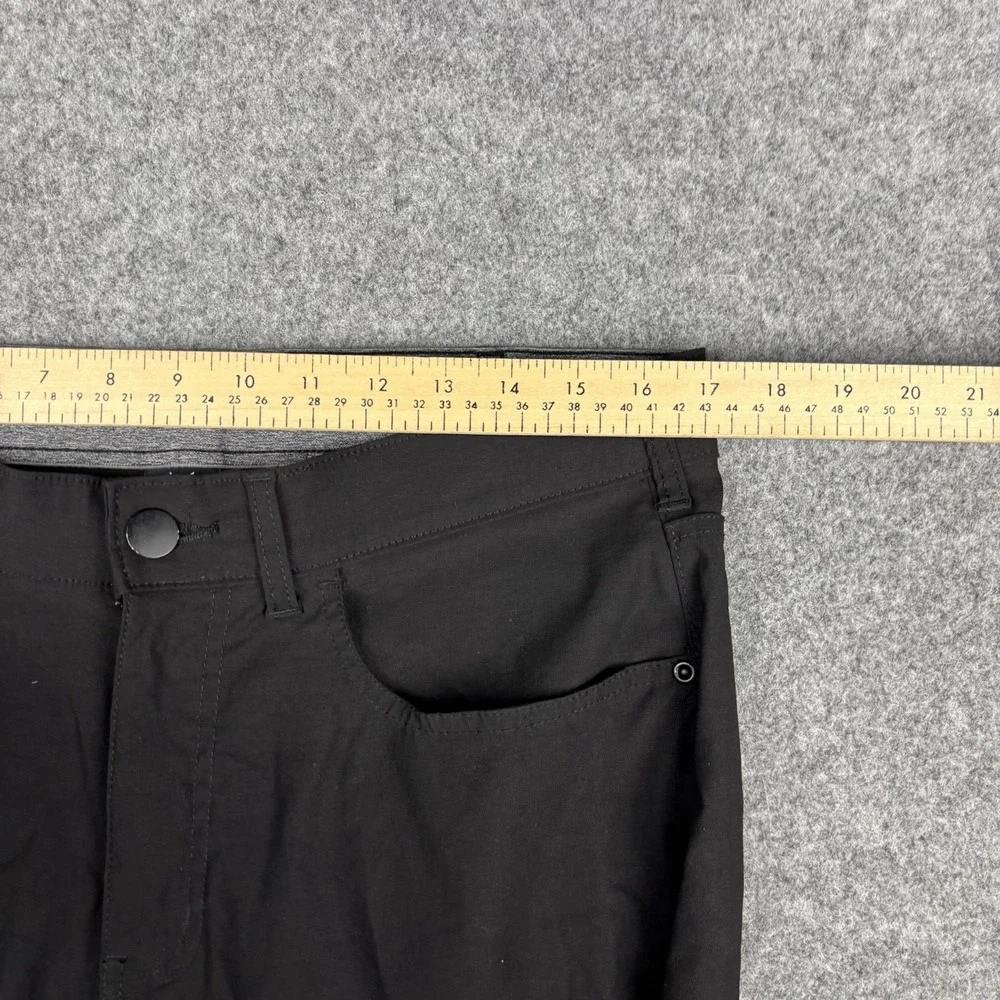 Members Mark Denali Pants Mens 34x30 Black Straight Leg Outdoor Hiking Casual